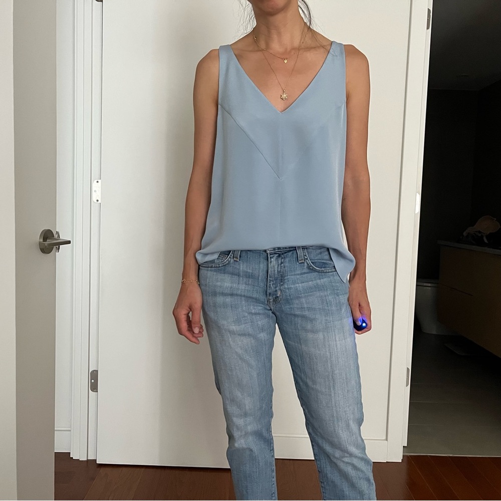 Derek Lam Light Blue Tank Top